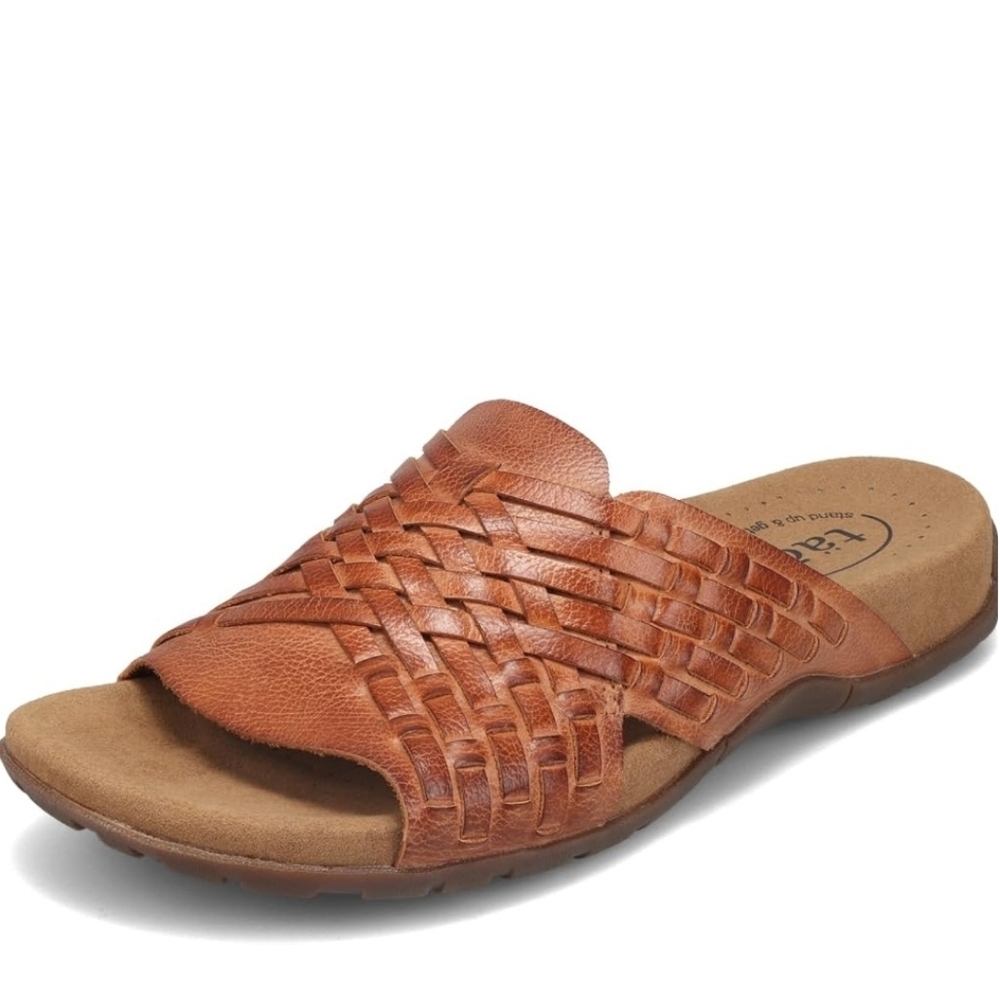 TÄŌS Footware Women's GURU SANDALS COGNAC COLOR..!!! Size W8